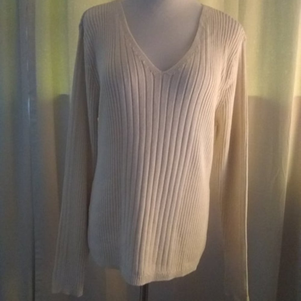 V NECK SWEATER XL